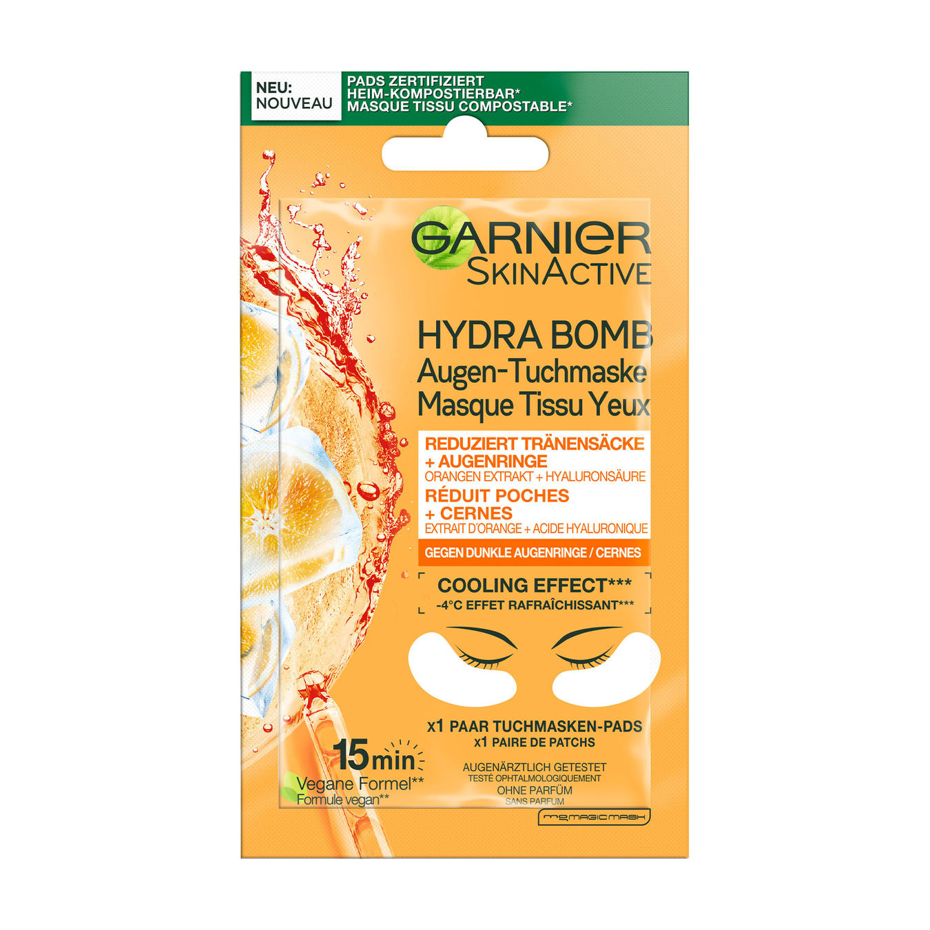 Garnier Skin Active Hydra Bomb Augen-Tuchmaske von Garnier