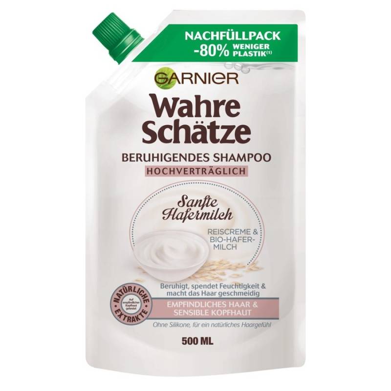 Garnier Wahre Schätze Garnier Wahre Schätze Sanfte Hafermilch Beruhigendes Nachfüllung haarshampoo 500.0 ml von Garnier