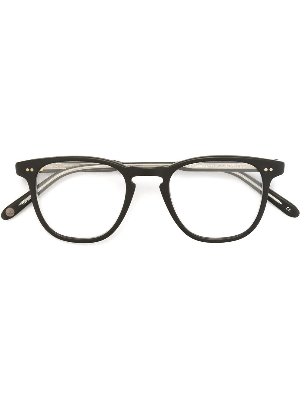 Garrett Leight matte 'Brooks' optical glasses - Black von Garrett Leight