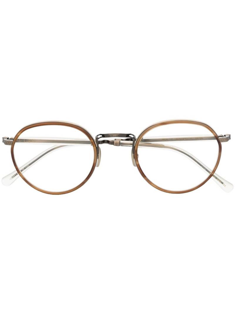Garrett Leight round-frame glasses - Gold von Garrett Leight