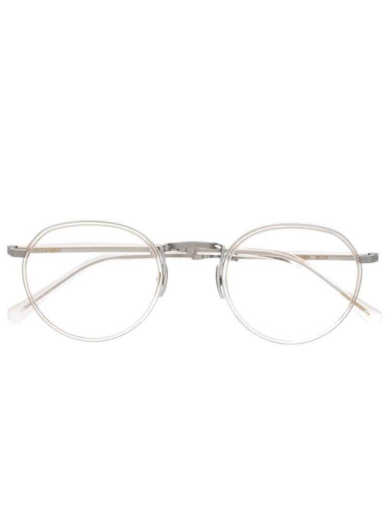 Garrett Leight round-frame glasses - White von Garrett Leight