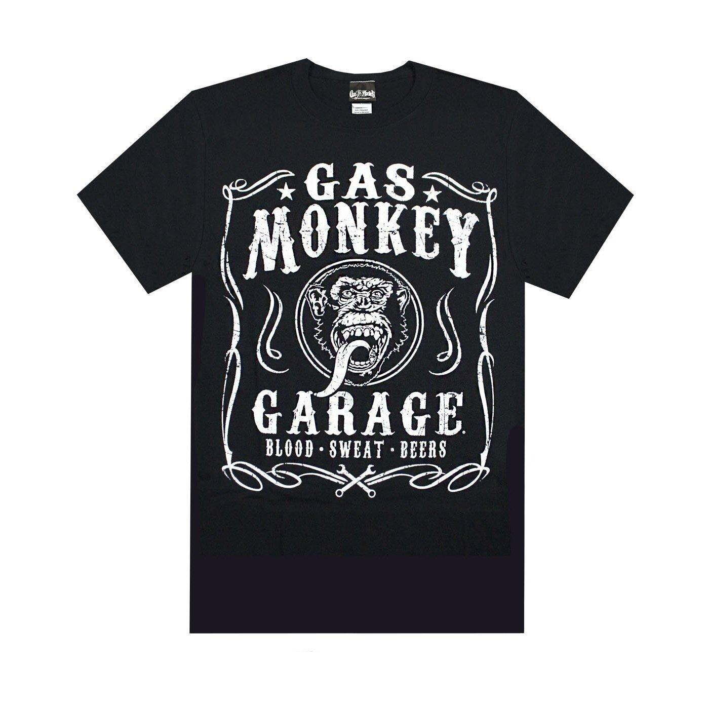Blood Sweat And Beers T-shirt Herren Schwarz S von Gas Monkey Garage