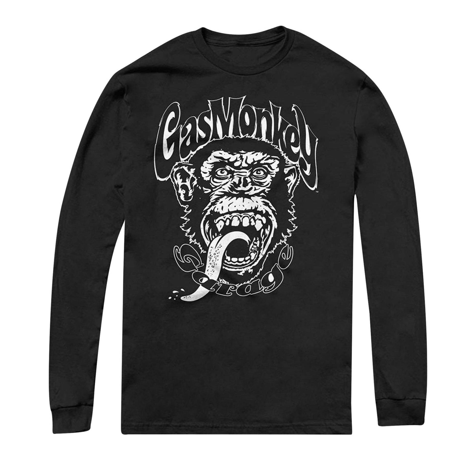 Tshirt Langärmlig Herren Schwarz M von Gas Monkey Garage