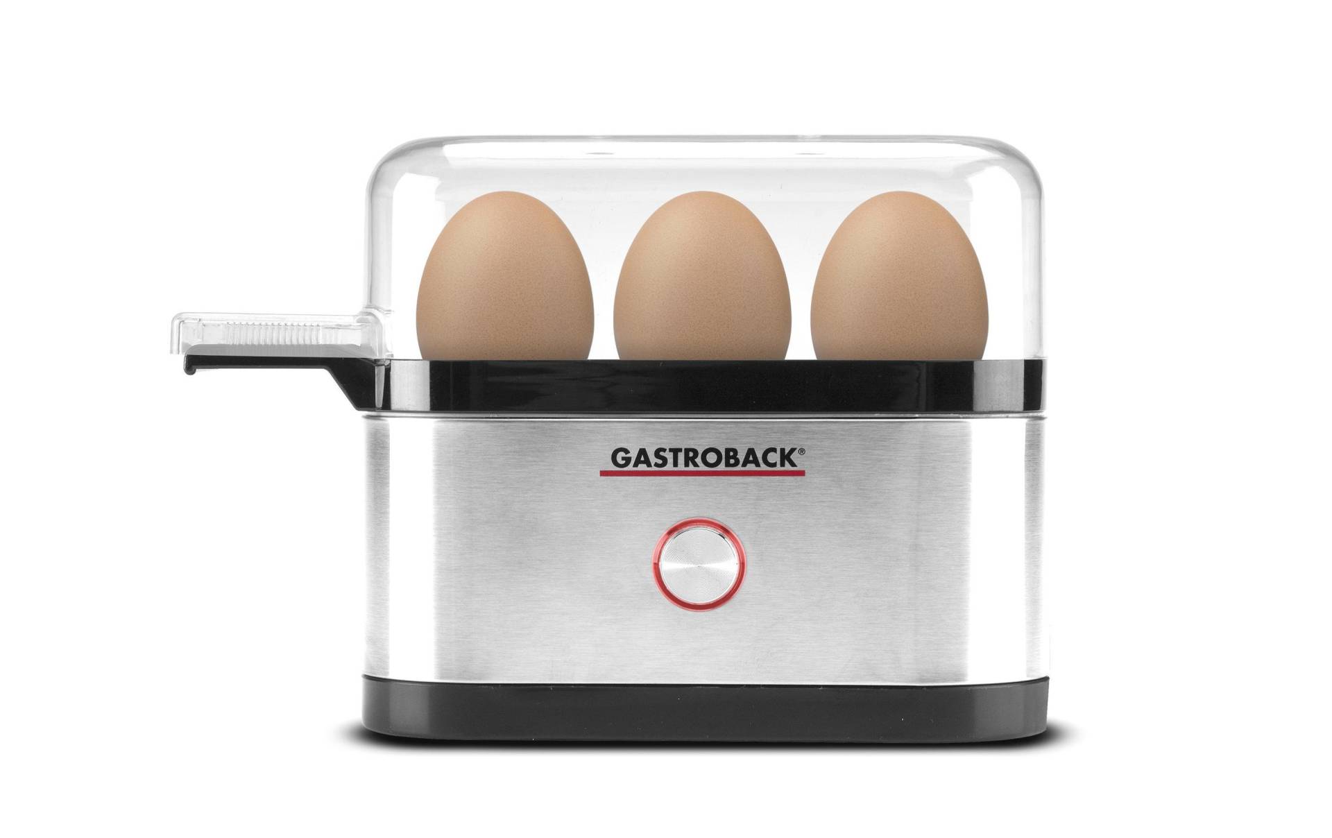 Gastroback Eierkocher »Design Mini 3 Eier, Silberfarben«, für 3 St. Eier, 350 W von Gastroback