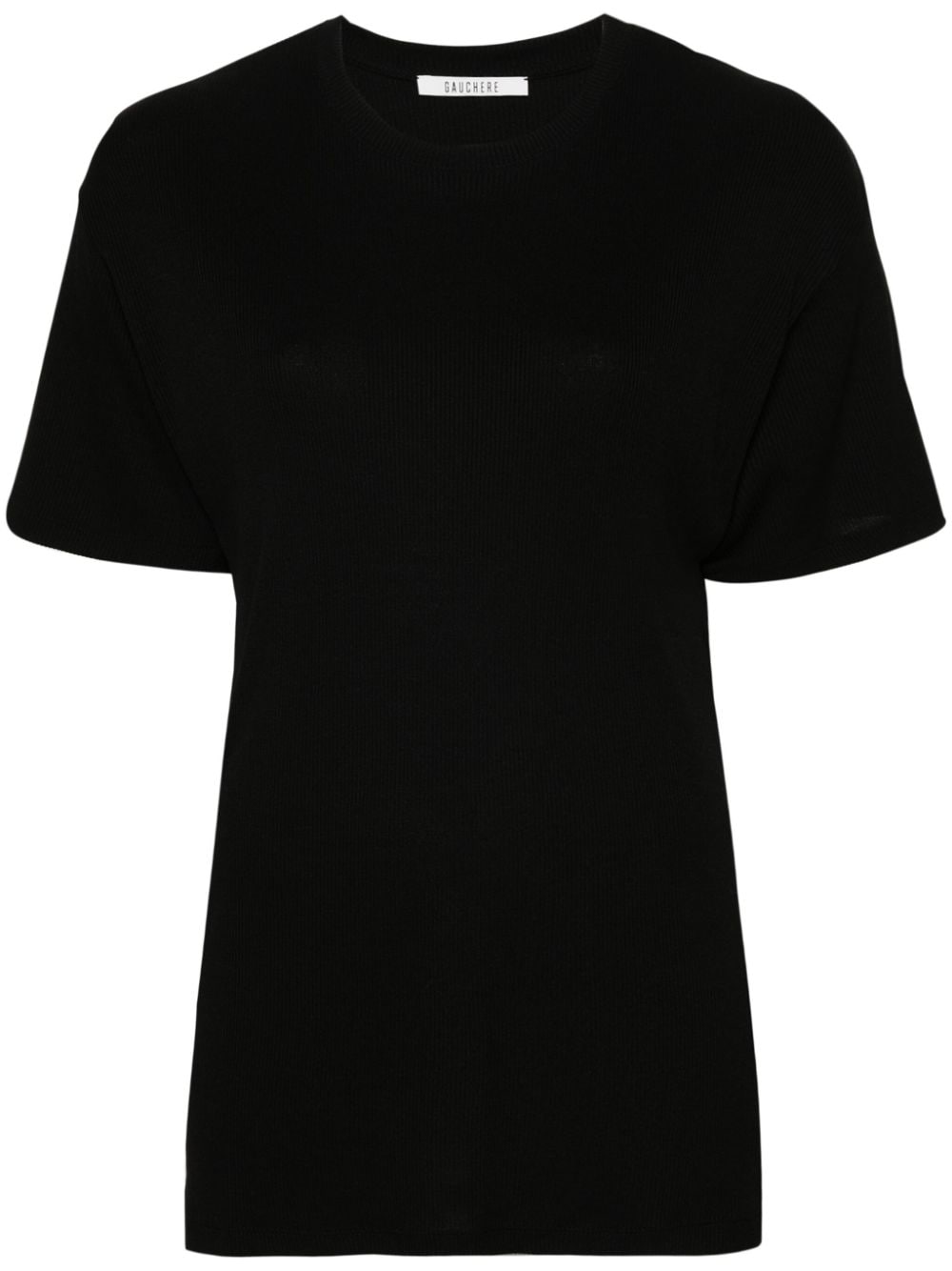 Gauchère fine-ribbed T-shirt - Black von Gauchère