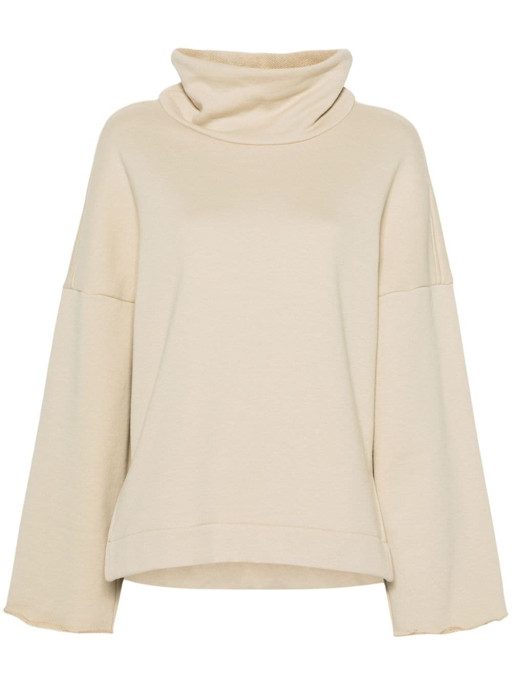 Gauchère high-neck cotton sweatshirt - Neutrals von Gauchère