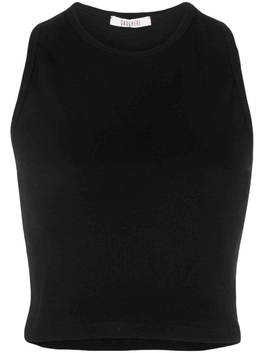 Gauchère racerback crop top - Black von Gauchère