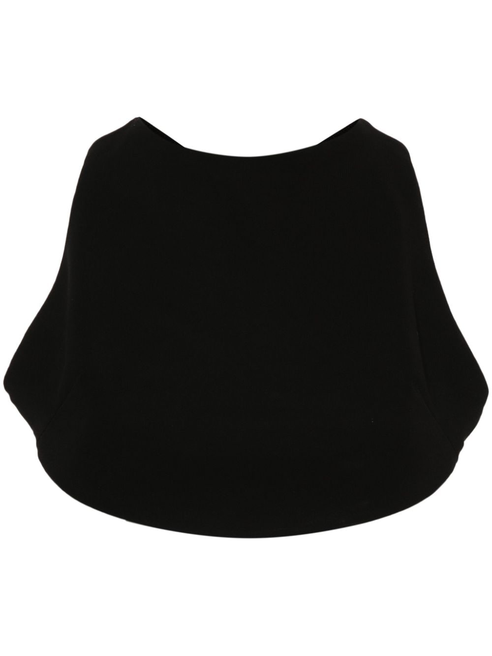 Gauchère sleeveless crop top - Black von Gauchère