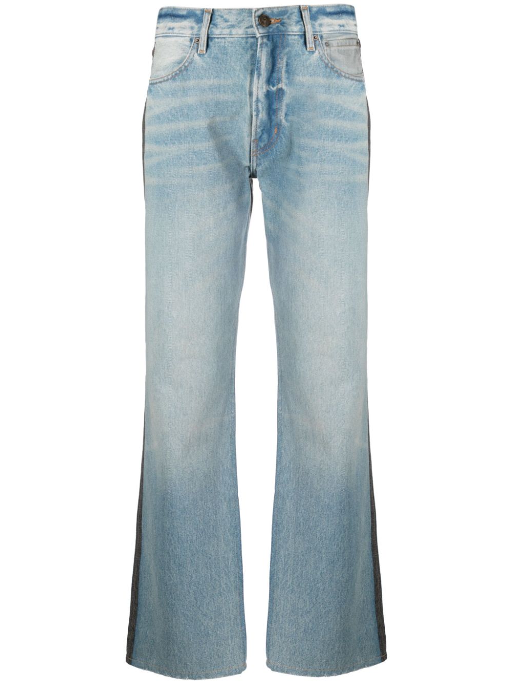 Gauchère two-tone straight-leg jeans - Blue von Gauchère