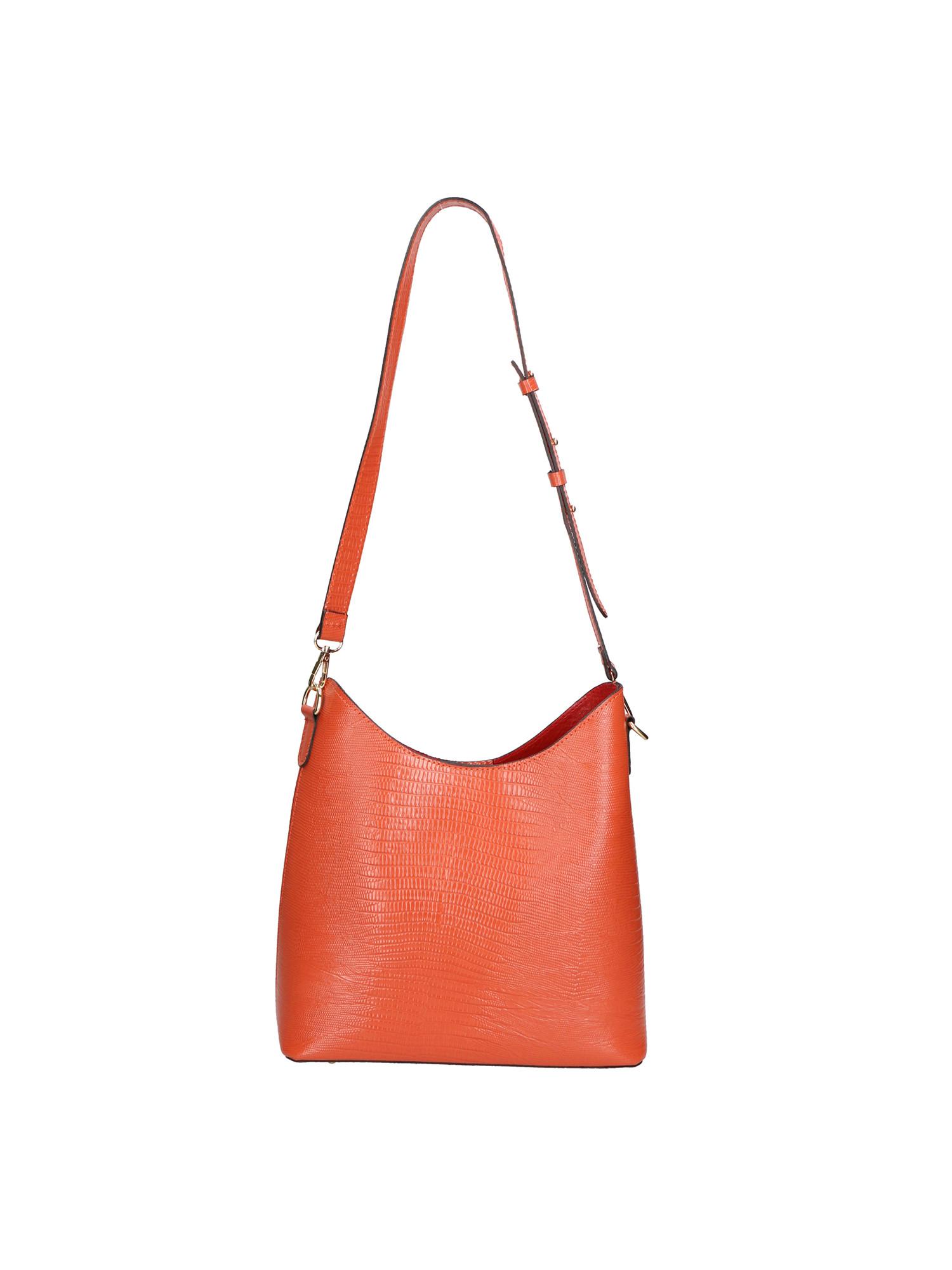 Schultertasche Damen Dunkelorange ONE SIZE von Gave Lux