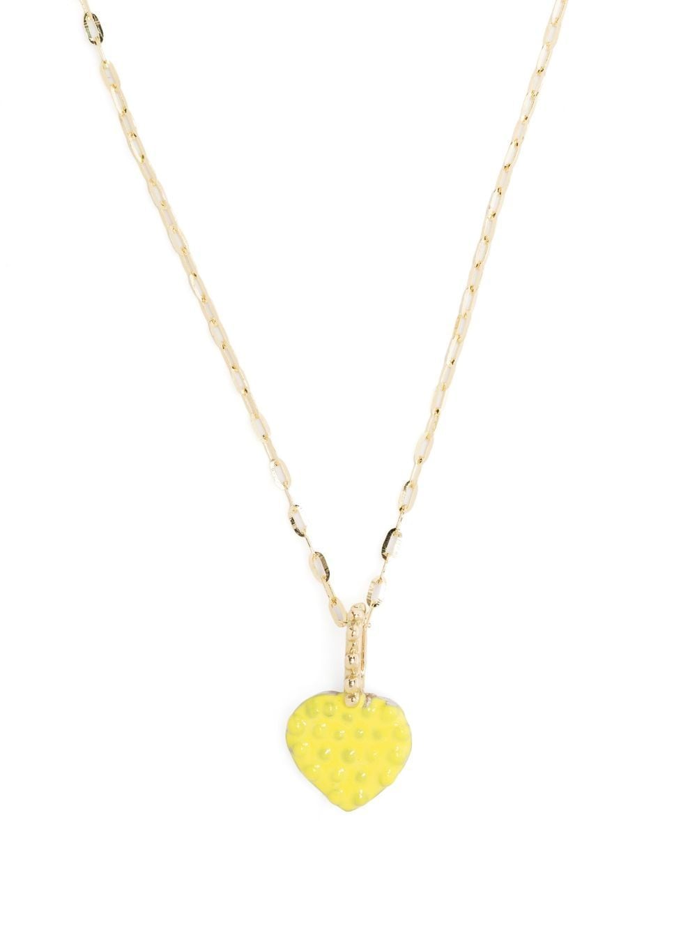 Gaya 14kt yellow gold mini heart pendant necklace von Gaya