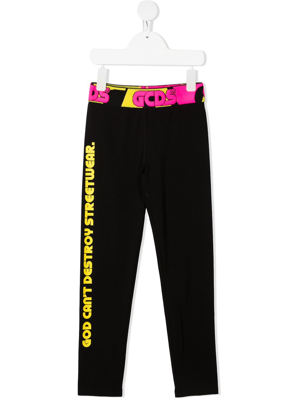 Gcds Kids branded leggings - Black von Gcds Kids