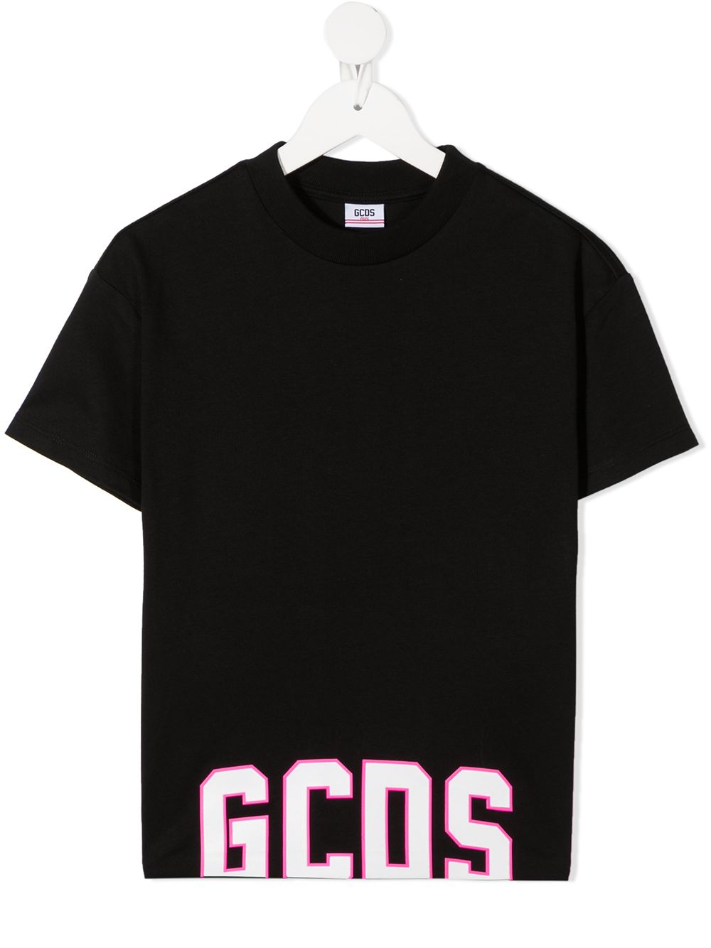 Gcds Kids logo print T-shirt - Black von Gcds Kids