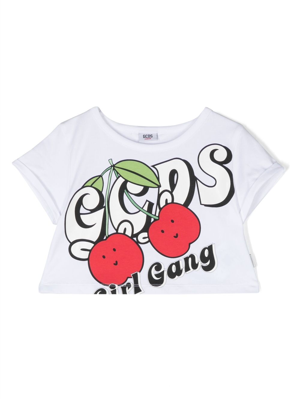 Gcds Kids logo-print T-shirt - White von Gcds Kids