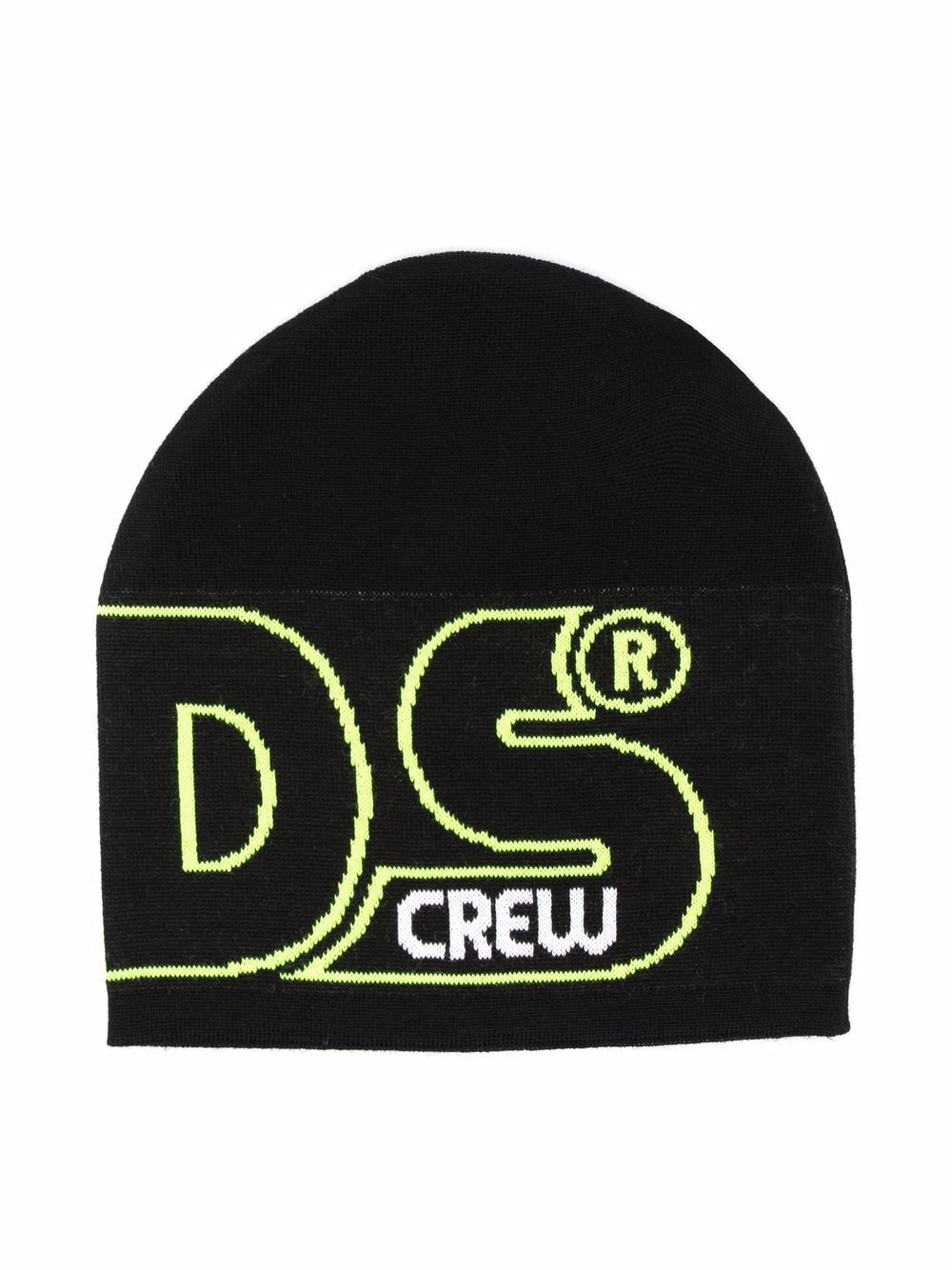 Gcds Kids logo-print beanie - Black von Gcds Kids