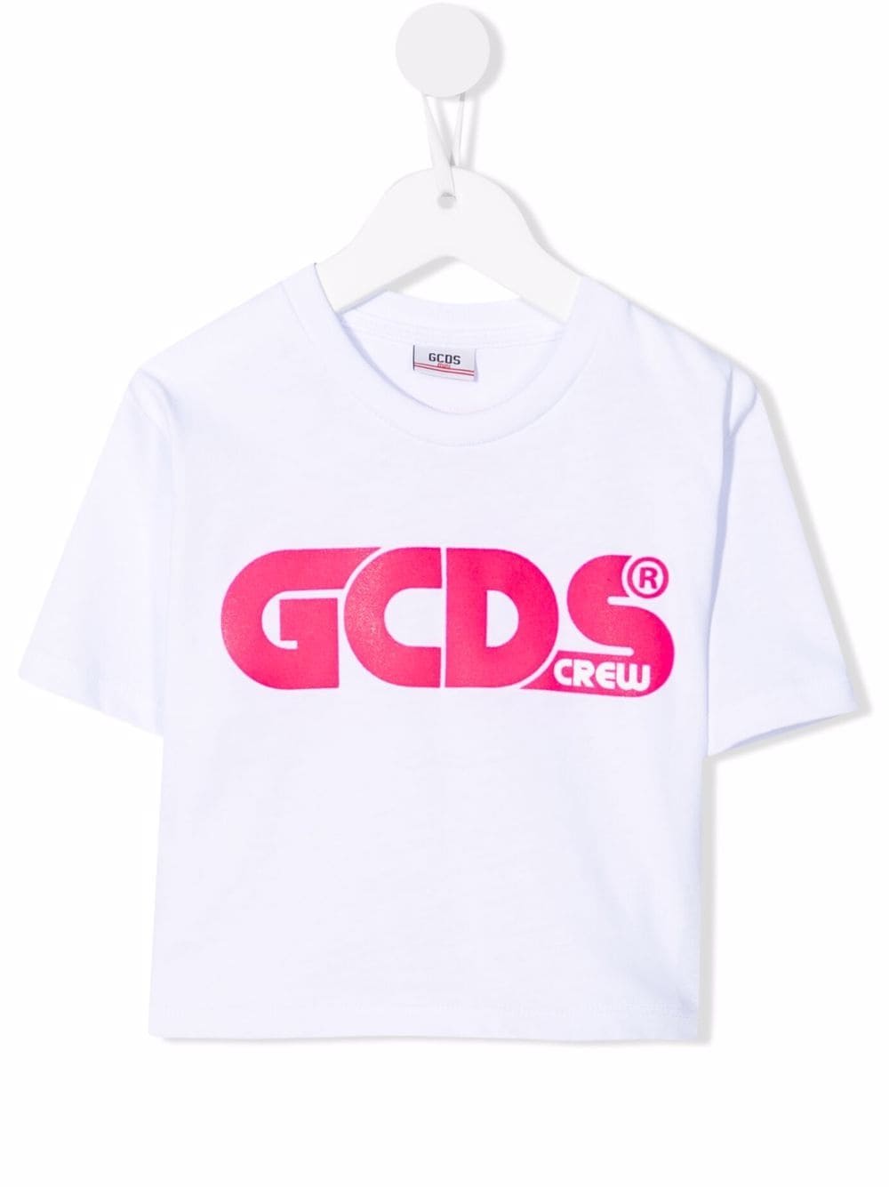 Gcds Kids logo-print cropped T-shirt - White von Gcds Kids