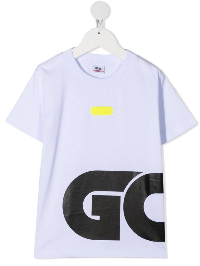 Gcds Kids logo print t-shirt - White von Gcds Kids