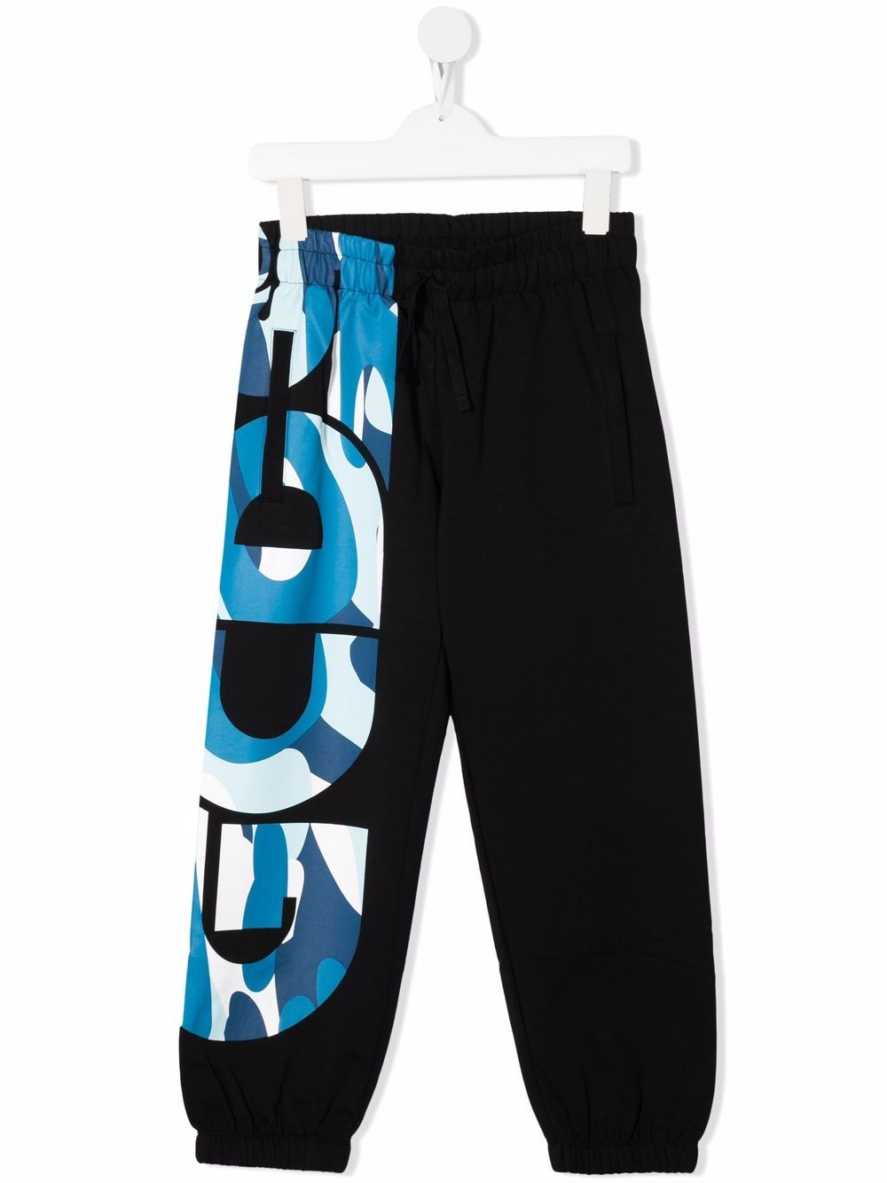 Gcds Kids logo-print track pants - Black von Gcds Kids