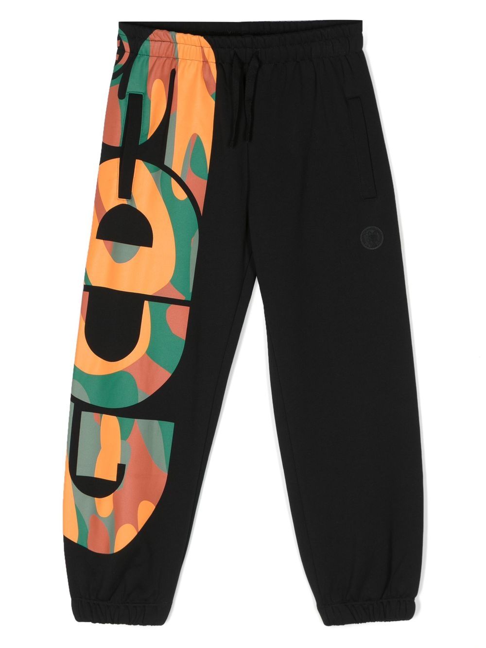 Gcds Kids logo-print track pants - Black von Gcds Kids