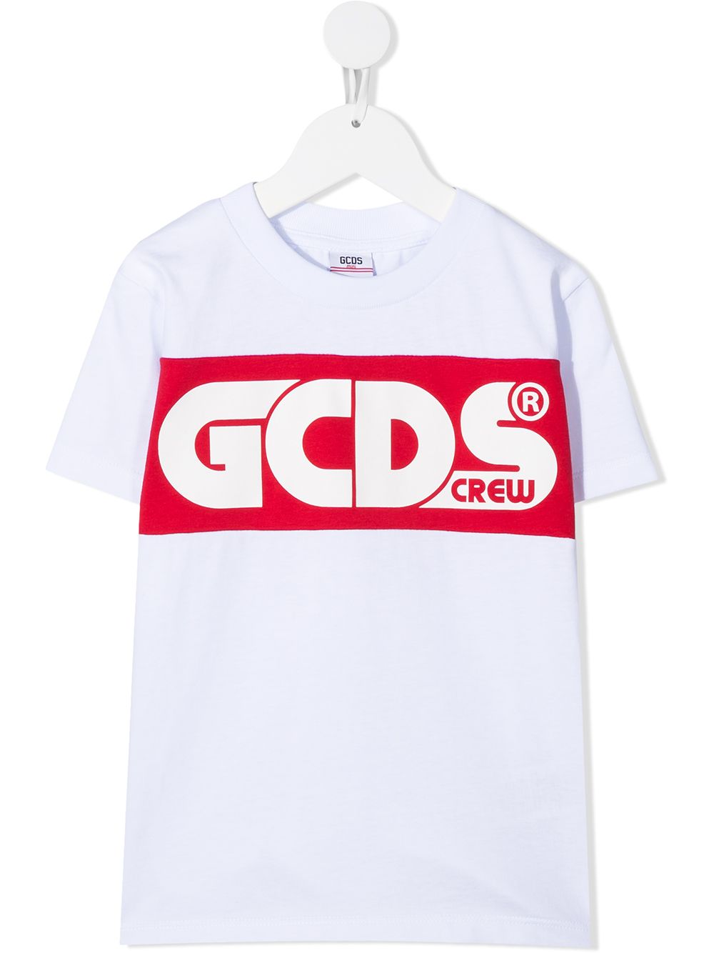 Gcds Kids short-sleeved logo print T-shirt - White von Gcds Kids