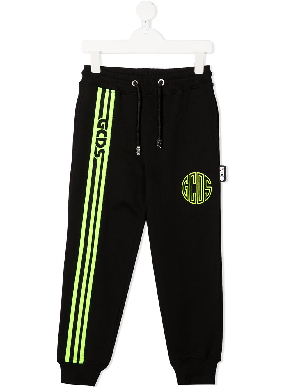 Gcds Kids side stripes track pants - Black von Gcds Kids