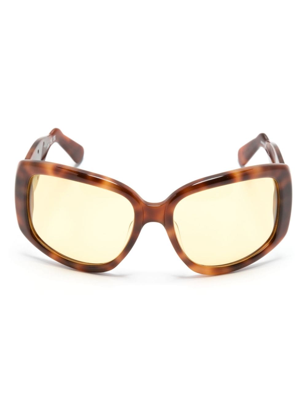 Gcds GD0030 oversize-frame sunglasses - Brown von Gcds