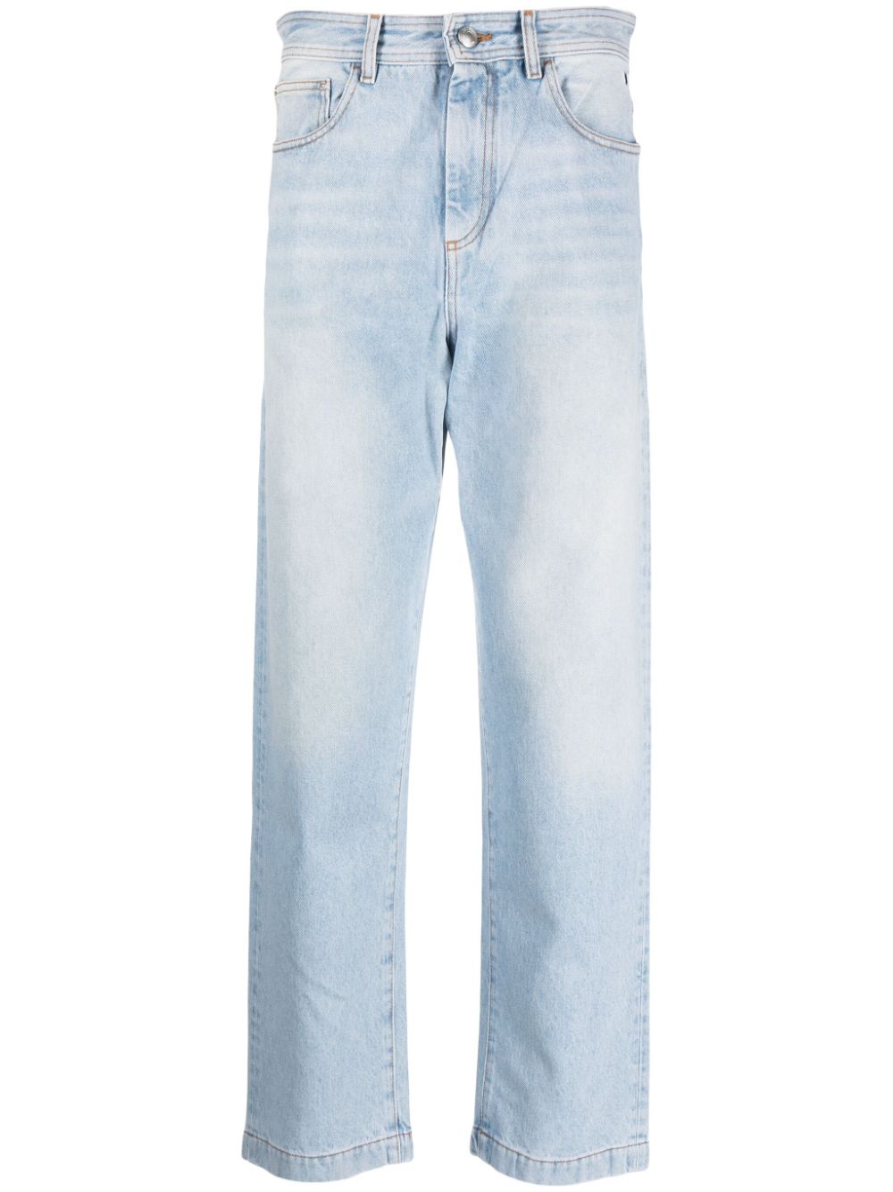 Gcds Graffiti wide-leg jeans - Blue von Gcds