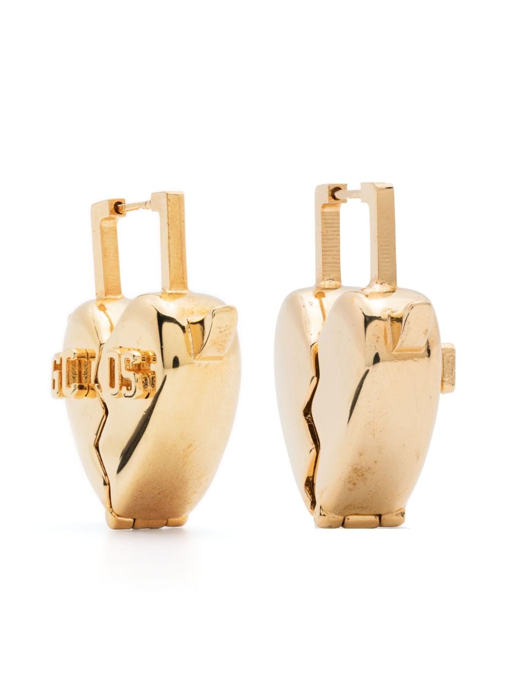 Gcds Heart Breaker charm earrings - Gold von Gcds