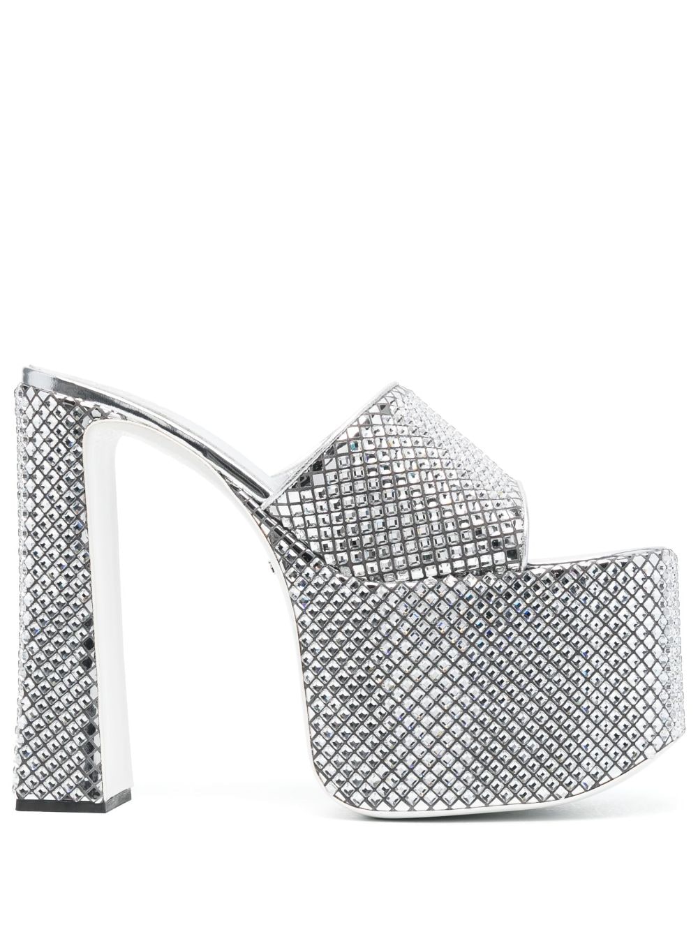 Gcds Mirror 165mm platform sandals - Grey von Gcds