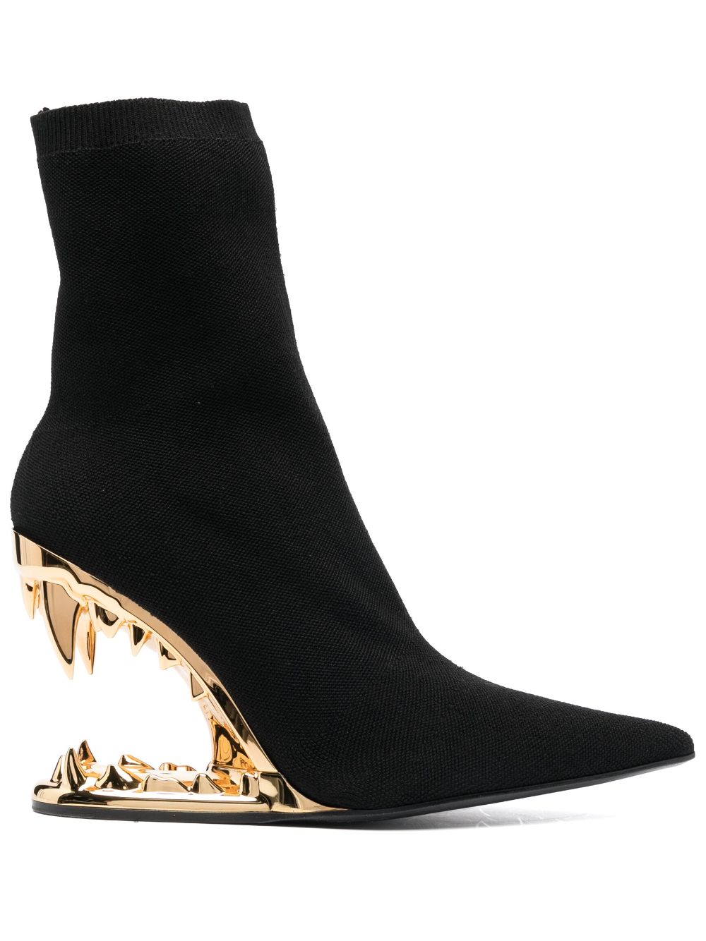 Gcds Morso pointed-toe ankle boots - Black von Gcds