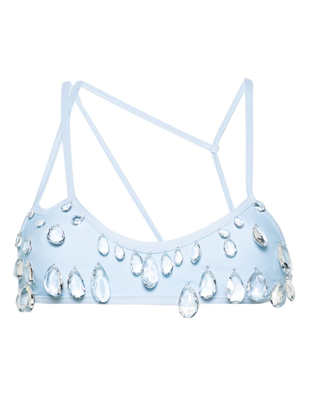 Gcds Sita crystal-embellished bikini top - Blue von Gcds