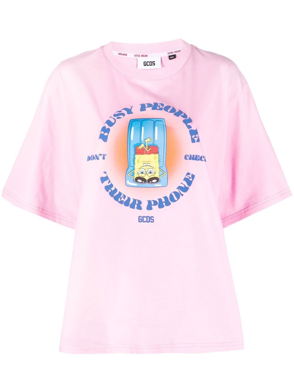 Gcds Spongebob Busy People T-shirt - Pink von Gcds