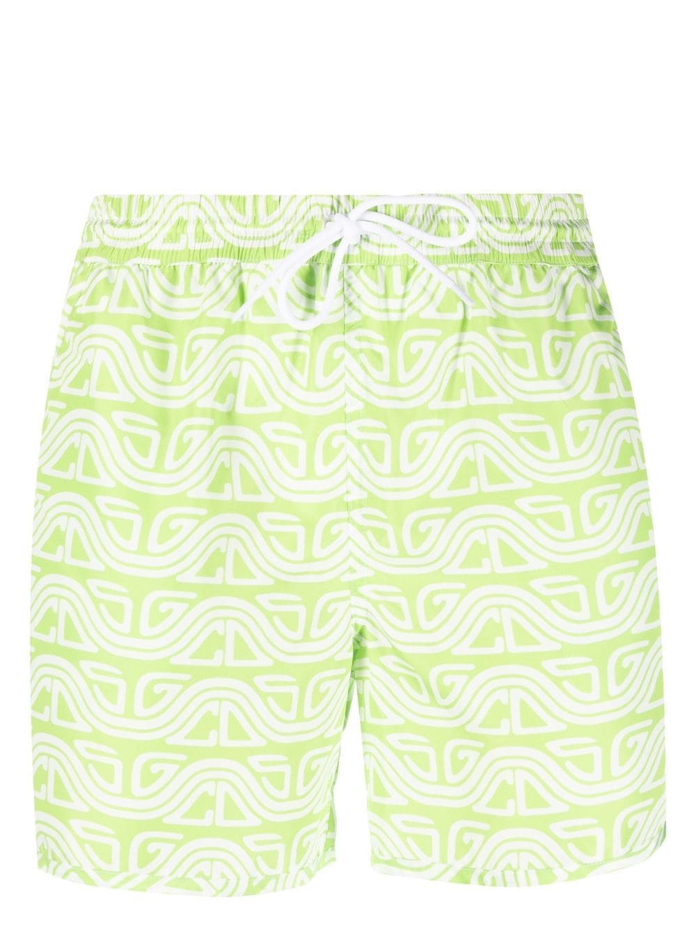 Gcds abstract-print swim shorts - Green von Gcds