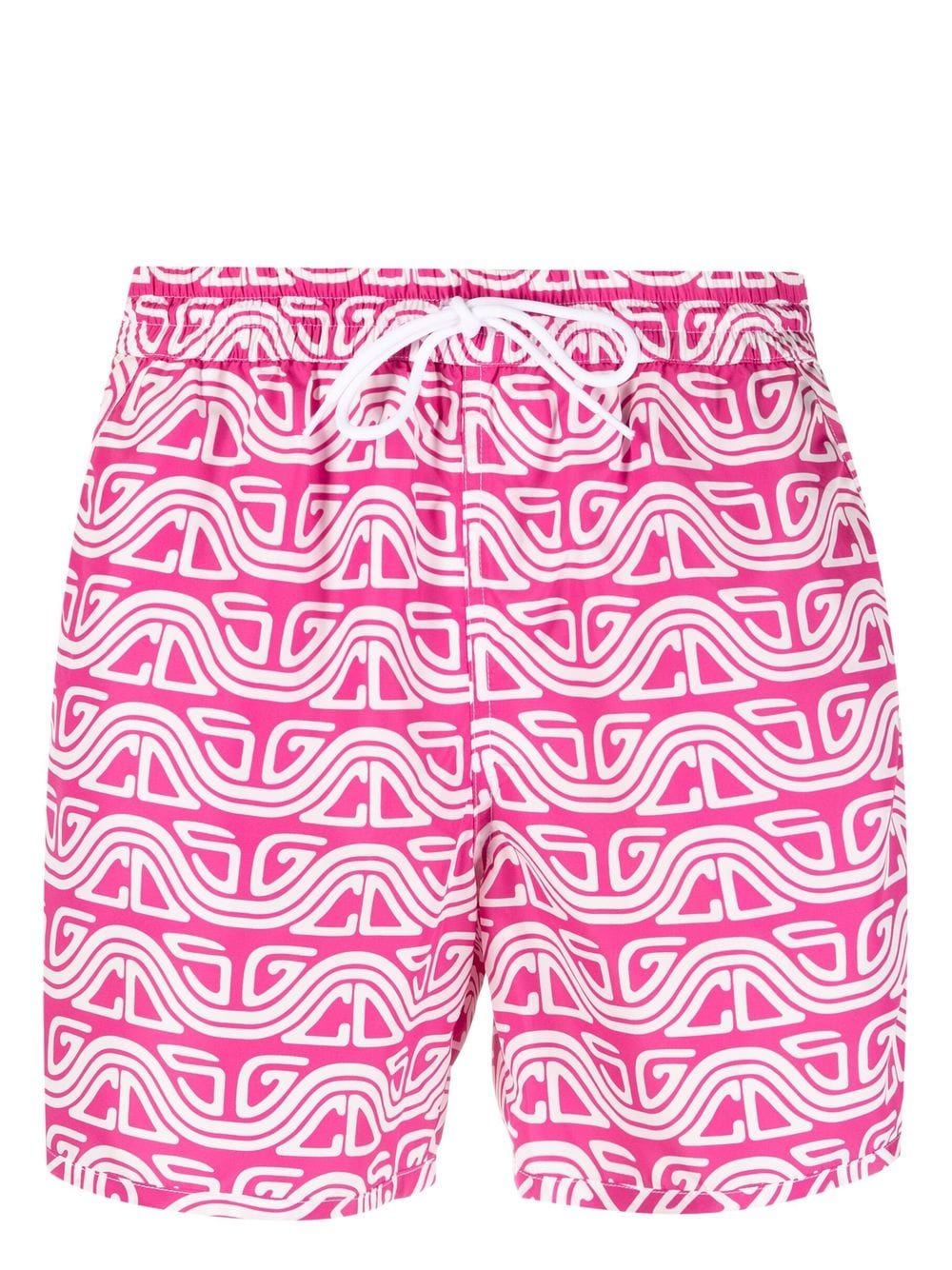 Gcds abstract-print swim shorts - Pink von Gcds