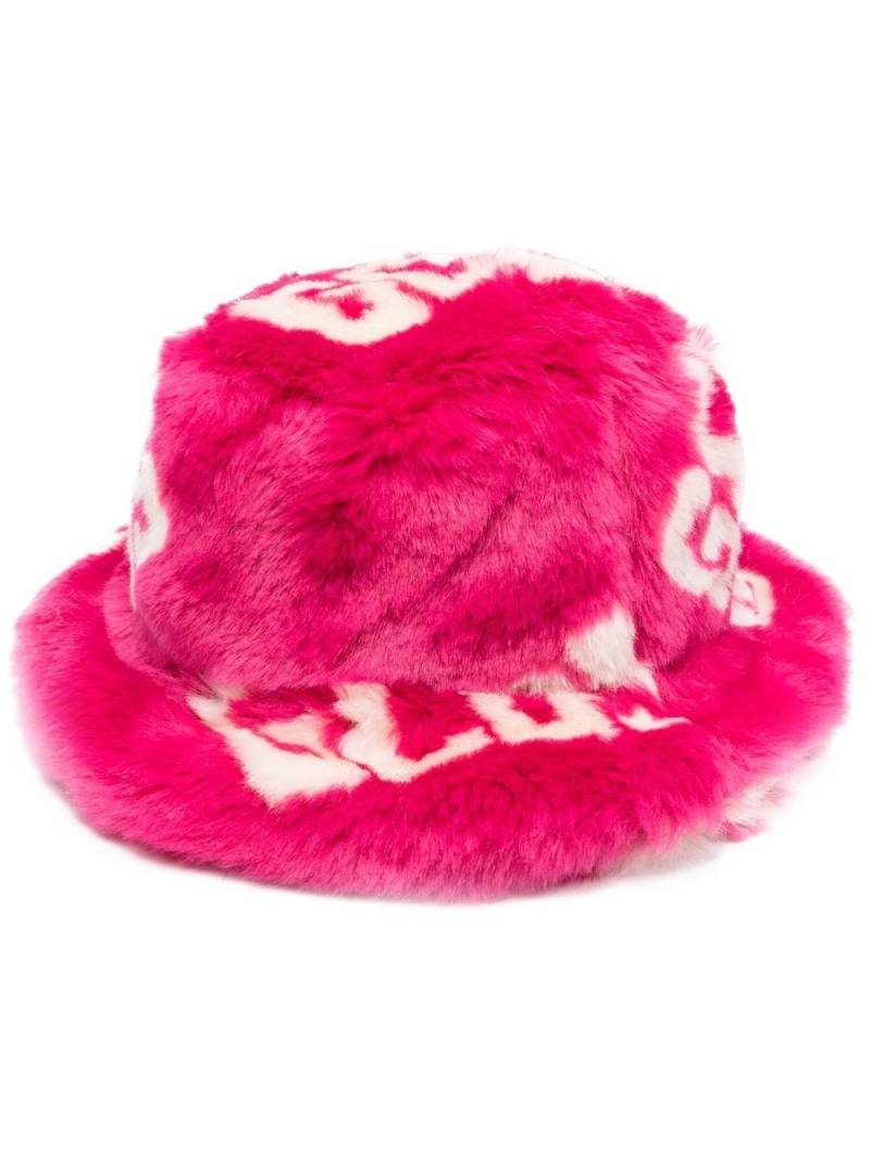 Gcds all-over monogram-pattern bucket hat - Pink von Gcds