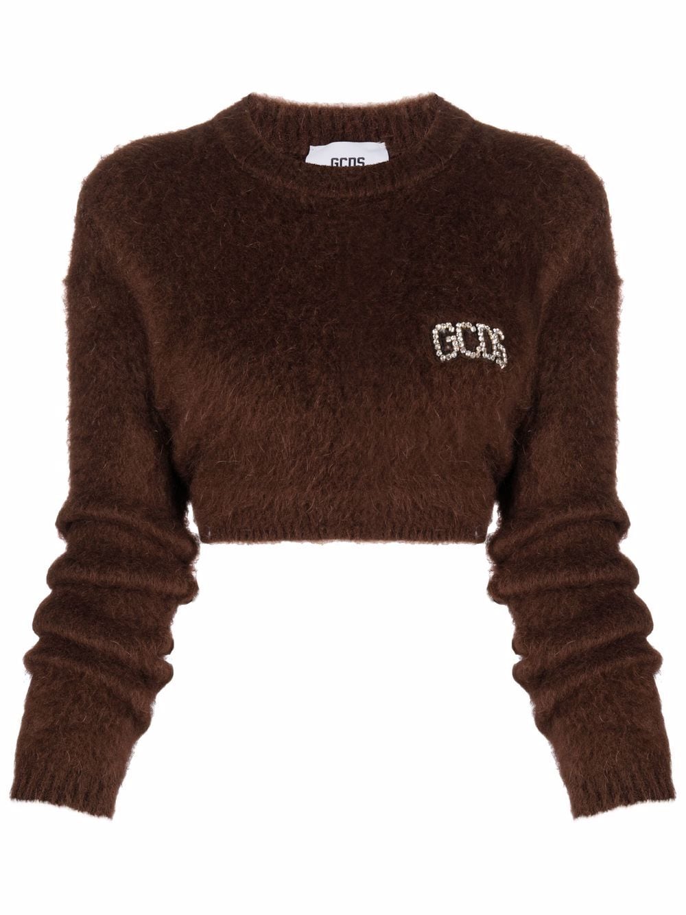 Gcds embellished-logo jumper - Brown von Gcds