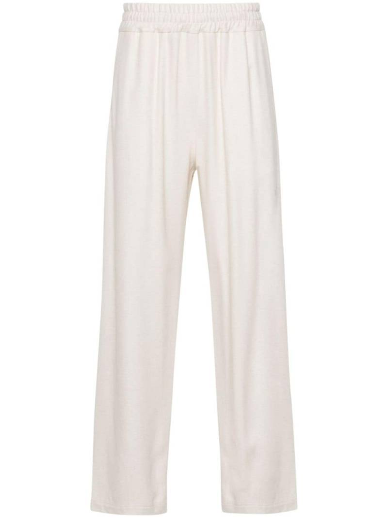 Gcds embroidered-logo track pants - Neutrals von Gcds