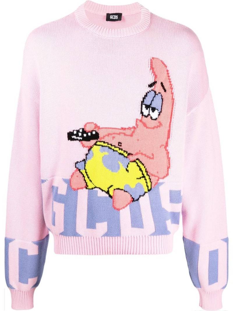 Gcds illustration-print jumper - Pink von Gcds