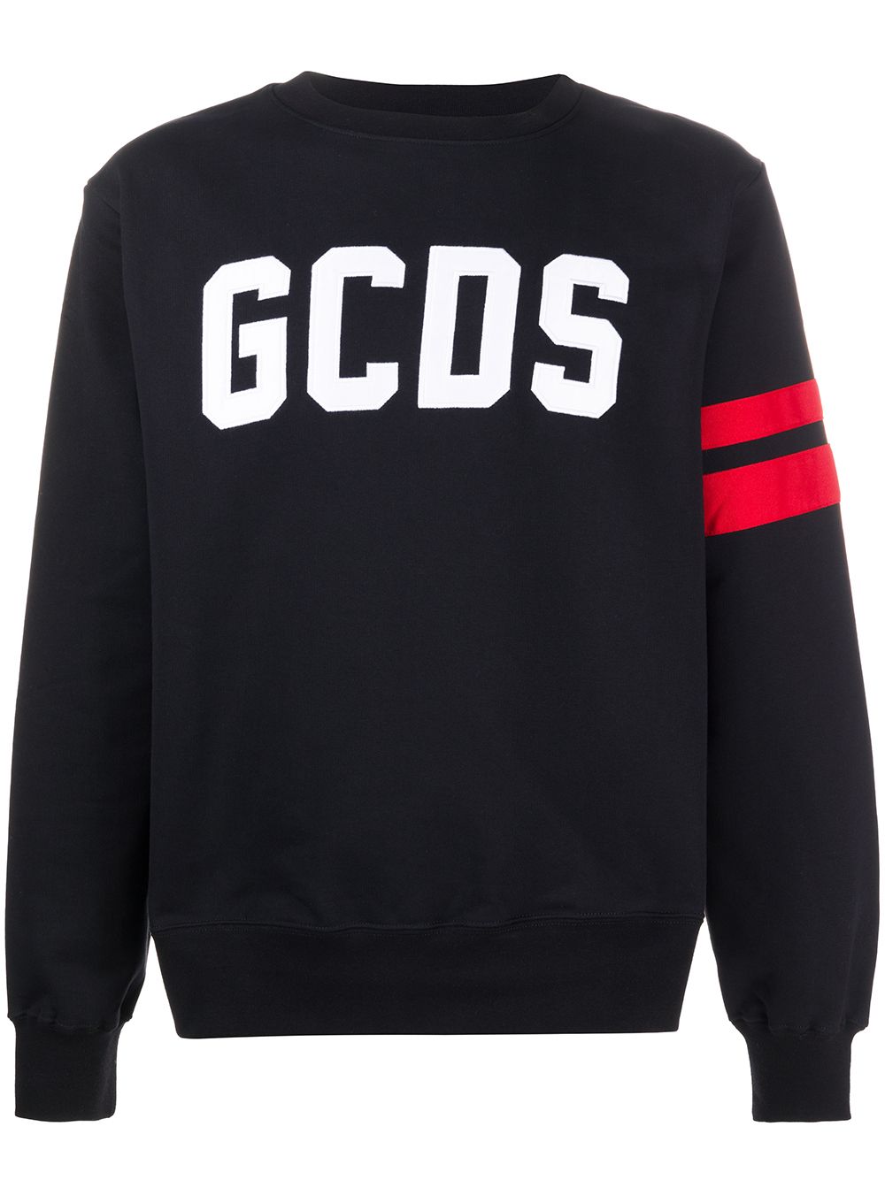 Gcds logo embroidered sweatshirt - Black von Gcds