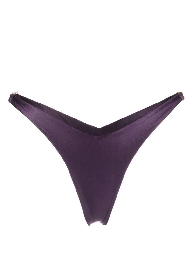 Gcds logo-hardware bikini bottoms - Purple von Gcds