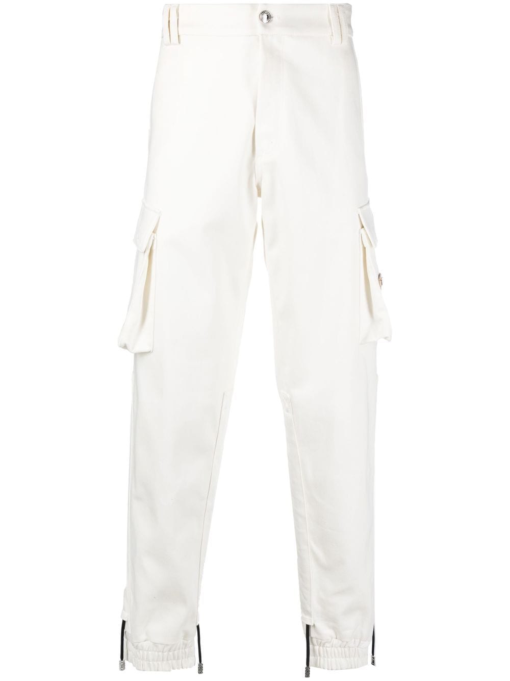 Gcds logo-patch cargo trousers - White von Gcds
