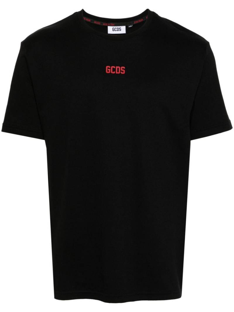 Gcds logo-print cotton T-shirt - Black von Gcds