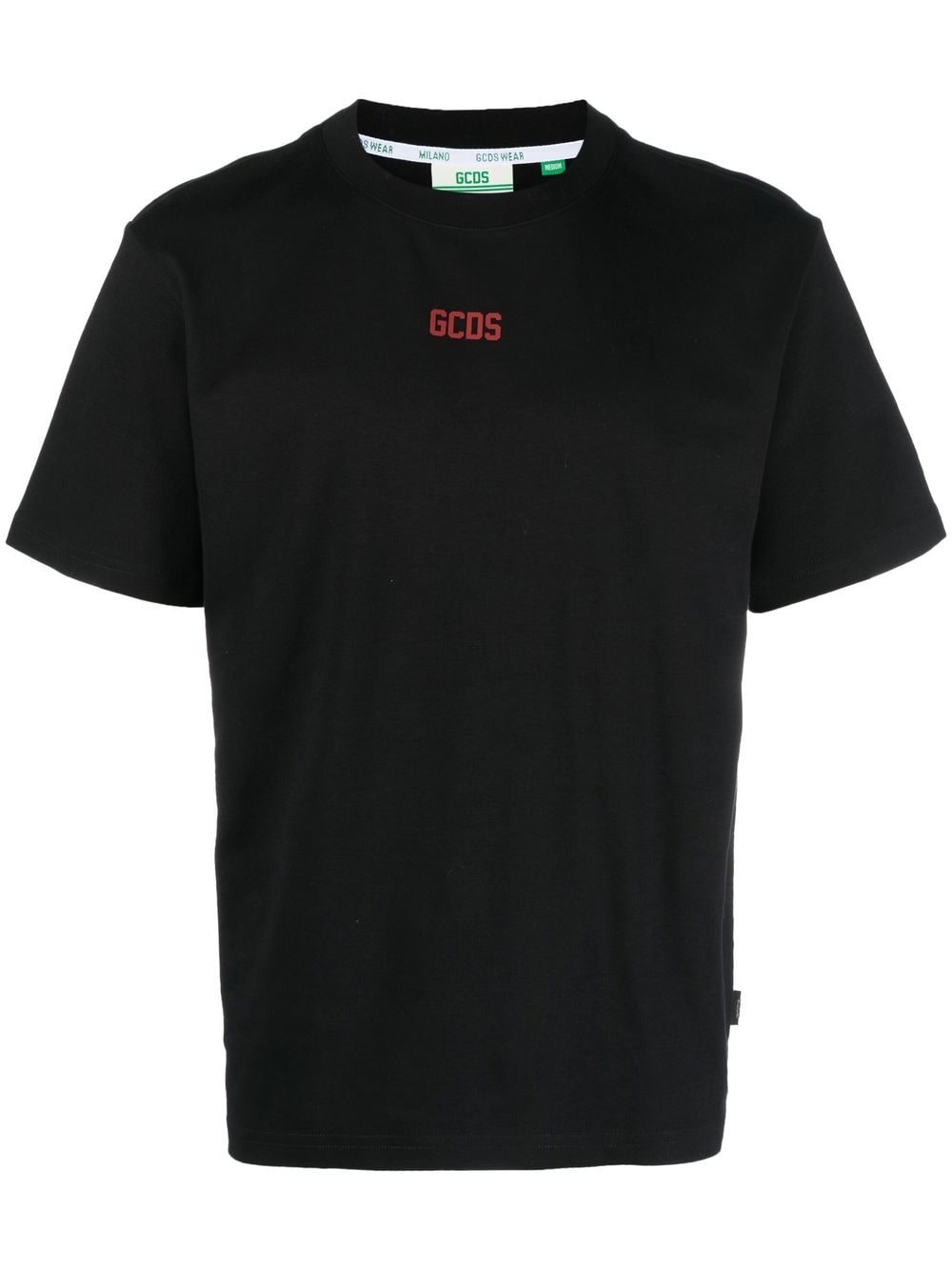 Gcds logo-print crew-neck T-shirt - Black von Gcds