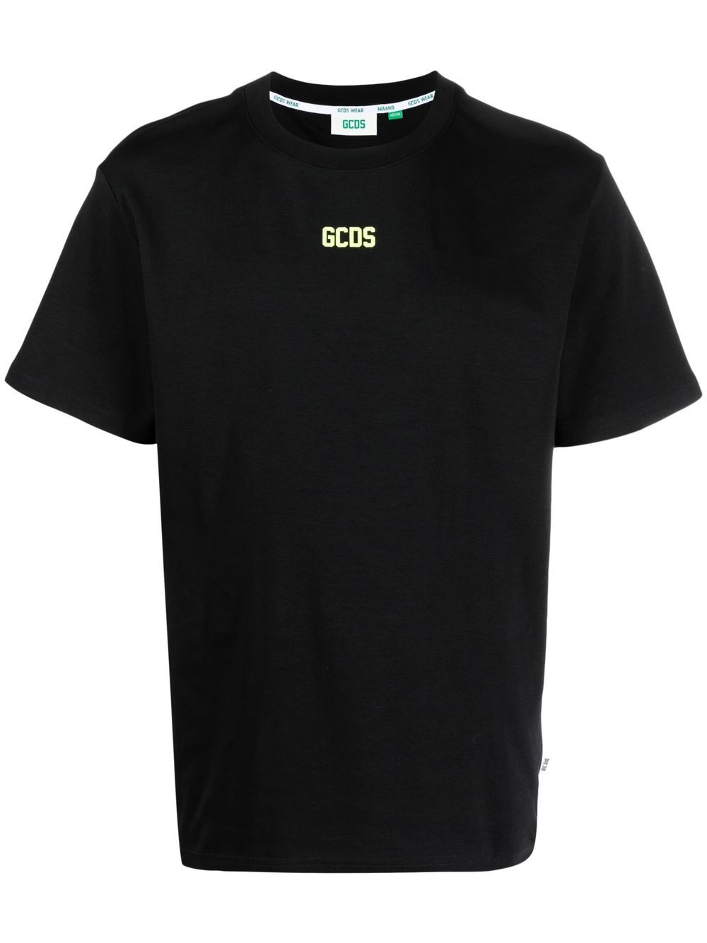 Gcds logo-print crew-neck T-shirt - Black von Gcds