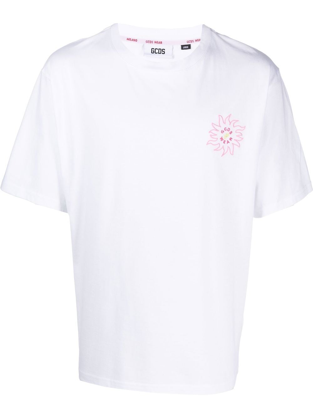 Gcds rear logo-print detail T-shirt - White von Gcds