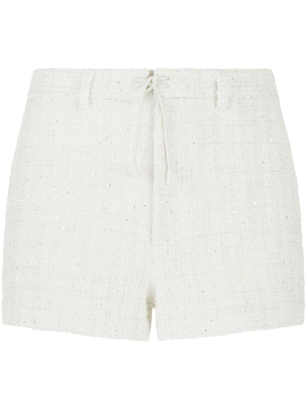 Gcds sequin-embellished tweed shorts - White von Gcds