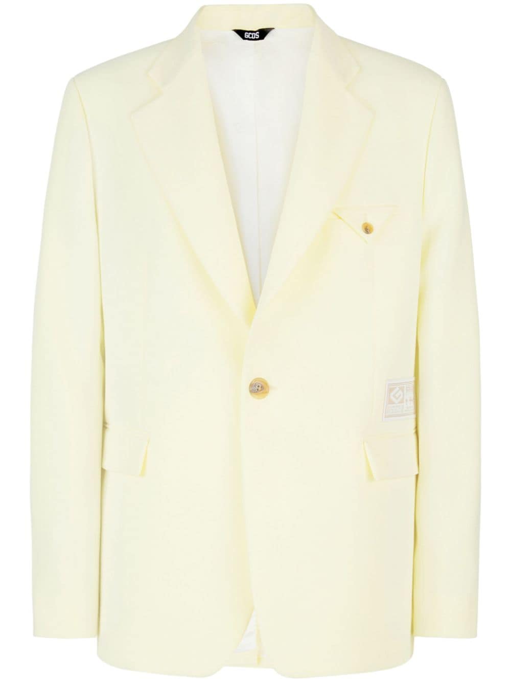 Gcds single-breasted blazer - Yellow von Gcds