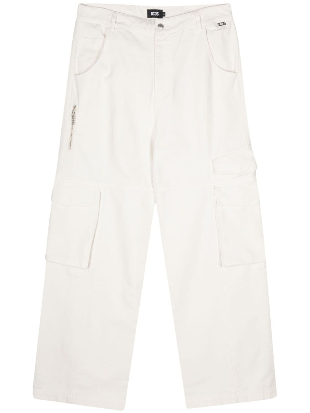 Gcds straight-leg cargo jeans - White von Gcds