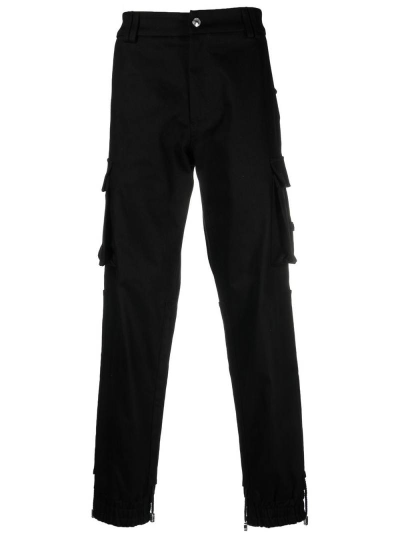 Gcds straight-leg cargo trousers - Black von Gcds