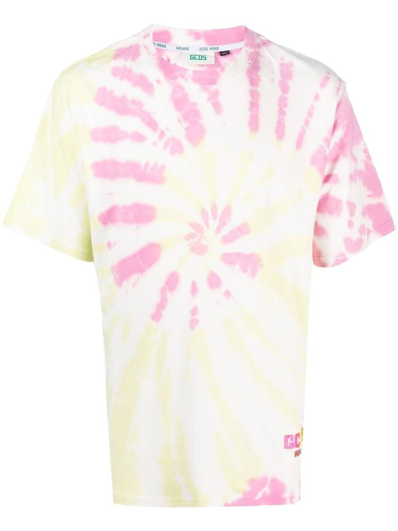 Gcds tie-dye print T-shirt - Pink von Gcds